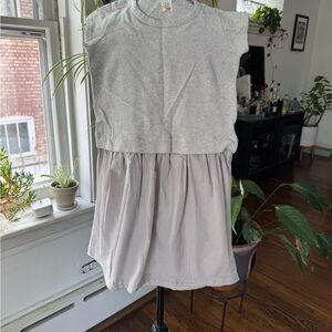 Gray Two-Piece Dress